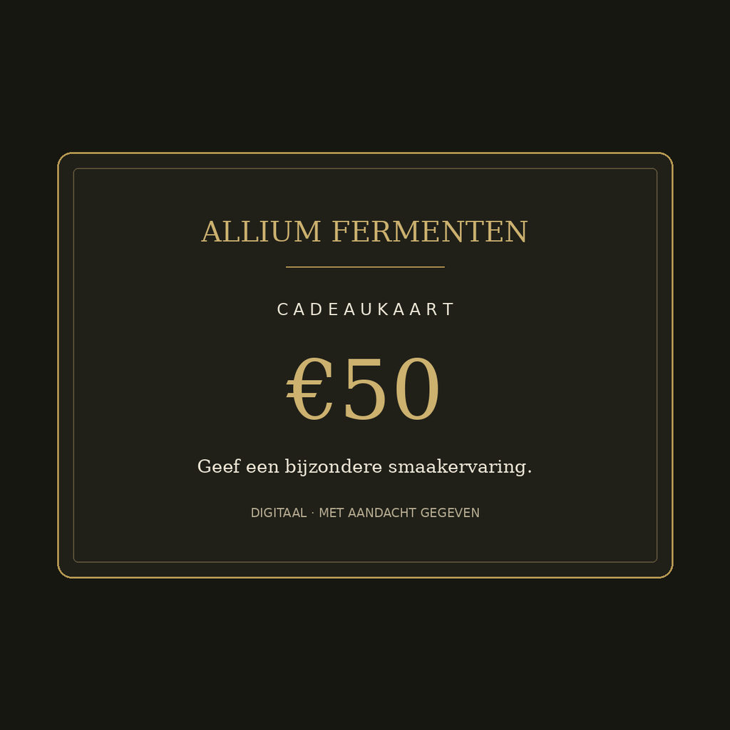 Cadeaukaart Allium Fermenten — €50